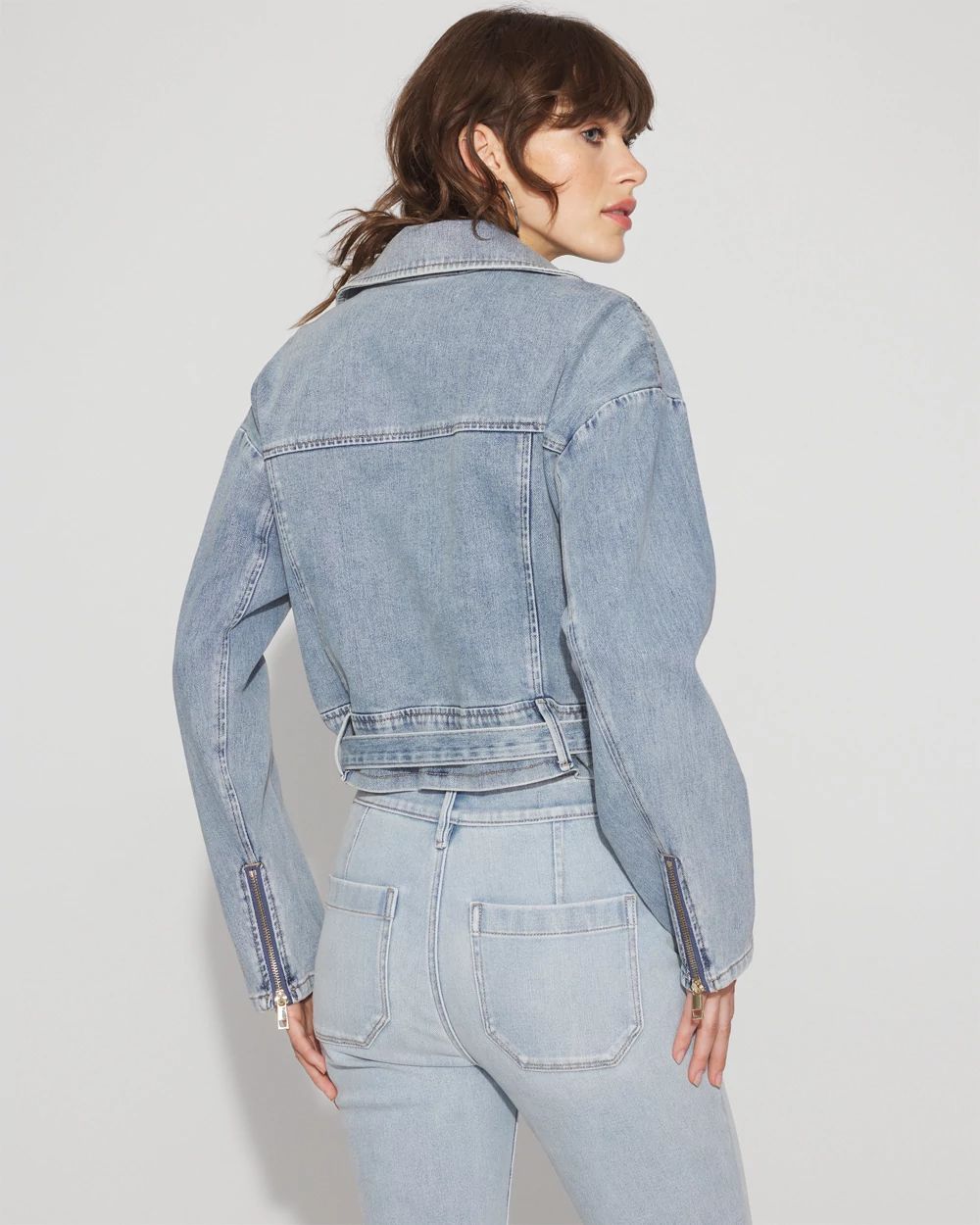Denim Moto Jacket | White House Black Market